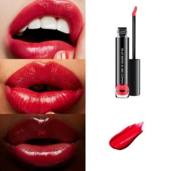 MAC COSMETICS - Shot Of Colour Lip Oil Stain in Completely Blasted - Picture 1 of 7
